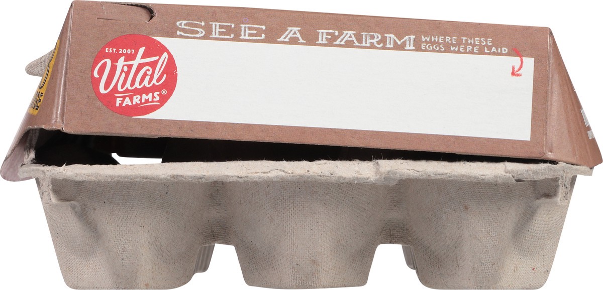 slide 3 of 8, Vital Farms Organic Pasture-Raised Eggs Large 18 ea, 18 ct