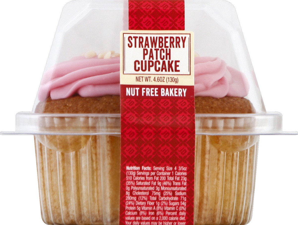 slide 2 of 4, Just Desserts Strawberry Patch Cupcake, 4.4 oz