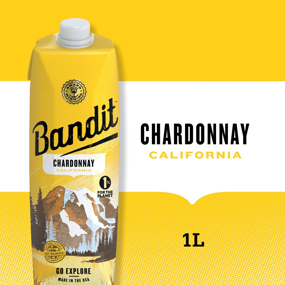 slide 1 of 1, Bandit Chardonnay, 1 liter