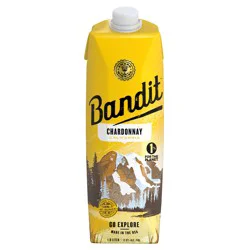 Rebel Wine Co Bandit Chardonnay White Wine, 1 L Box Wine