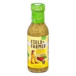 Field + Farmer Lemon Garlic Basil Vinaigrette 12 oz