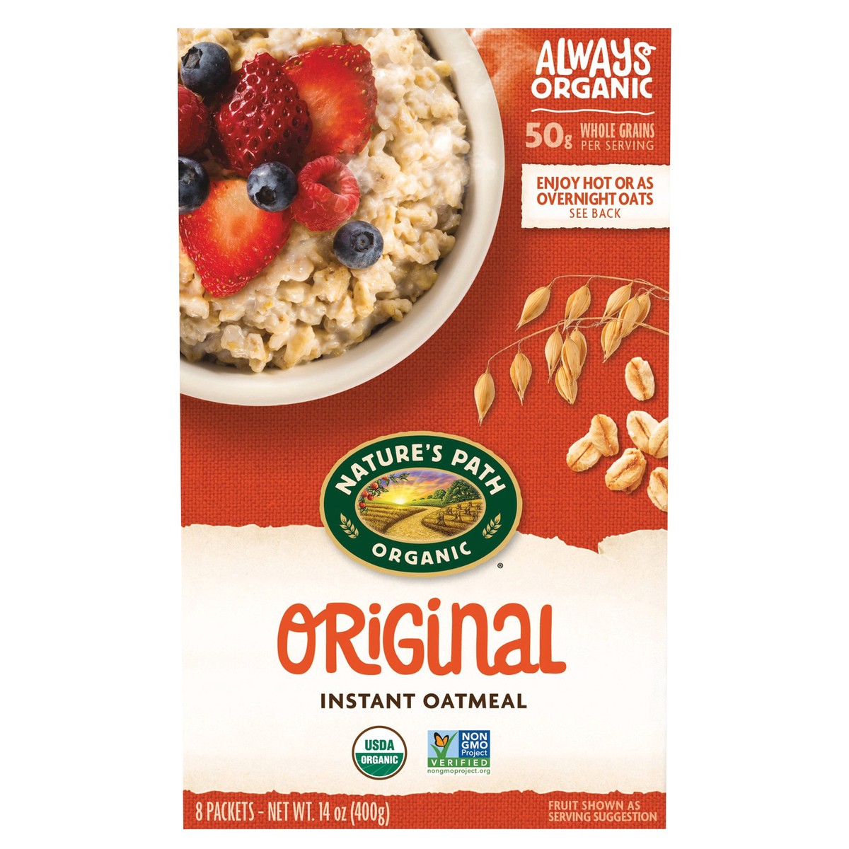 slide 1 of 6, Nature's Path Organic Nature's Path Originalinstant Oatmeal, 8 ct