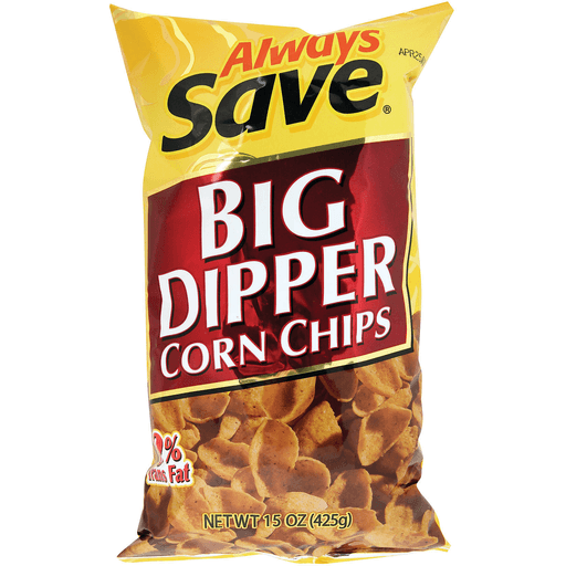 slide 1 of 1, Always Save Big Dipper Corn Chips, 15 oz