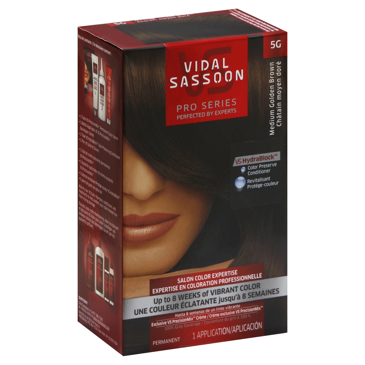 slide 1 of 1, Vidal Sassoon Permanent Hair Color, 1 ct