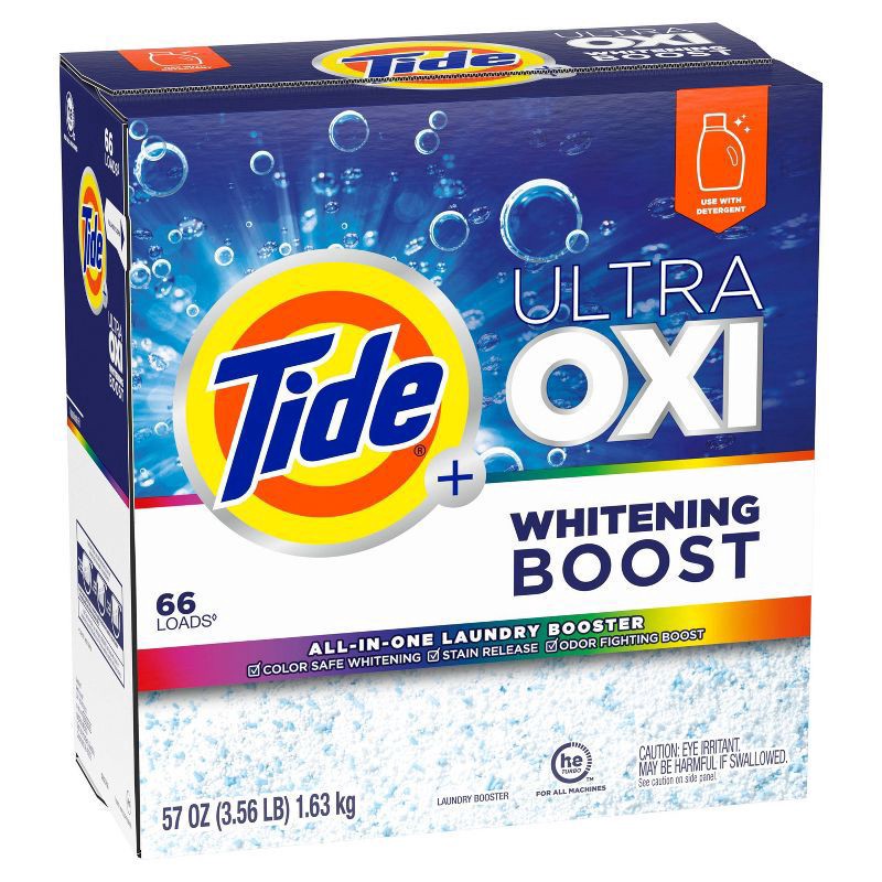 slide 3 of 3, Tide Powder Oxi Whitening Boost Laundry Additive - 57oz, 57 oz