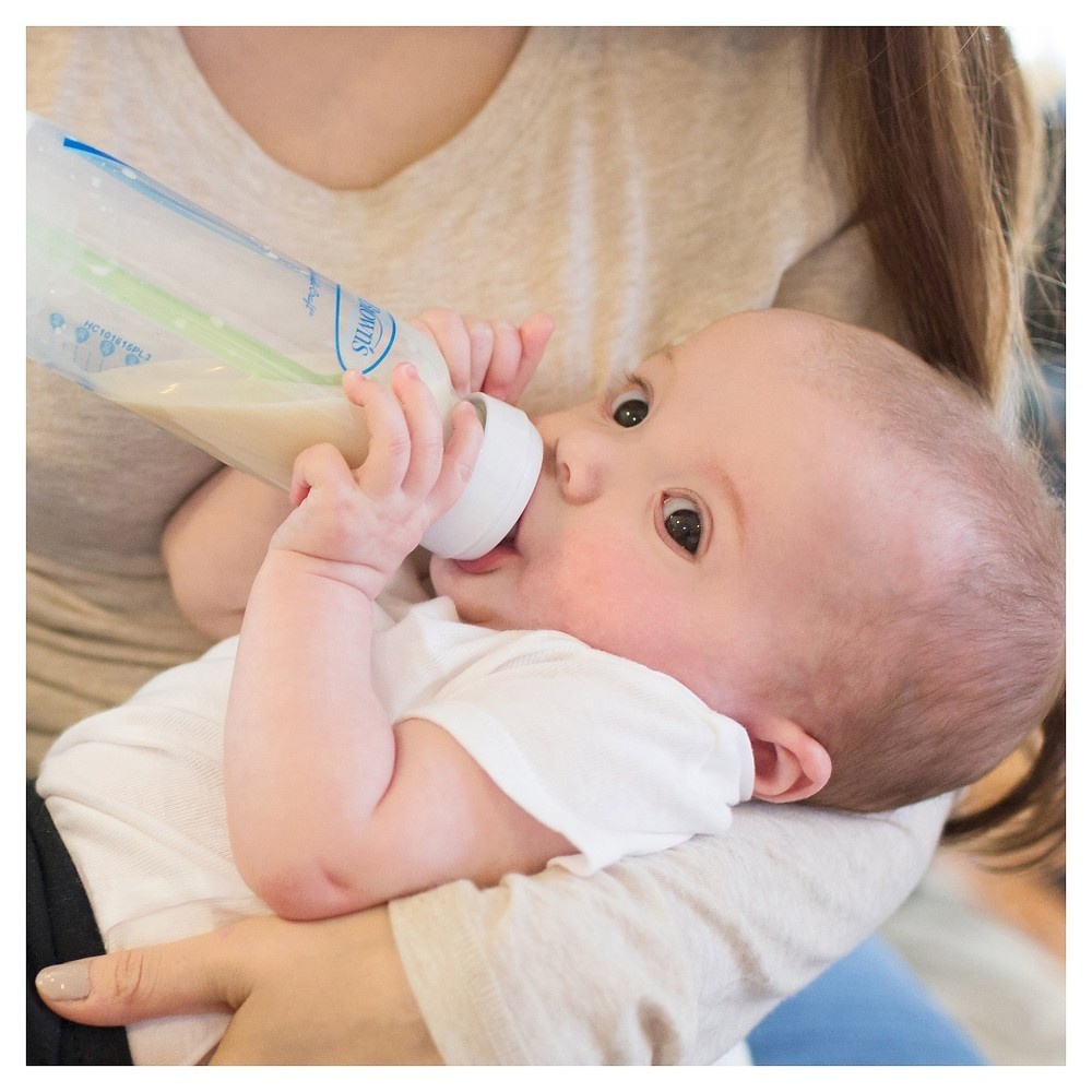 slide 2 of 2, Dr. Brown's Natural Flow Options+ 0 m+ Level 1 Anti-Colic Narrow Baby Bottle 1 ea, 1 ct