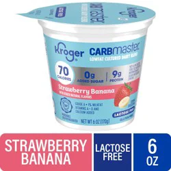 Kroger Carbmaster Strawberry Banana Yogurt - 6 oz