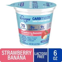 Kroger Carbmaster Strawberry Banana Yogurt - 6 oz