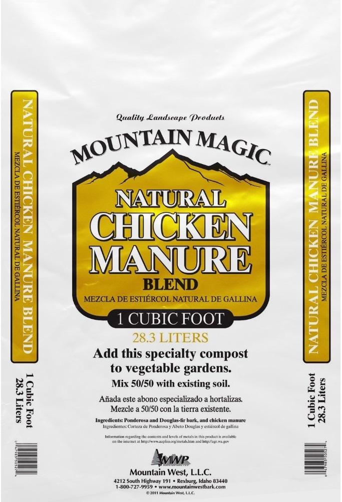 slide 1 of 1, Mountain Magic Chicken Manure, 28.3 liter