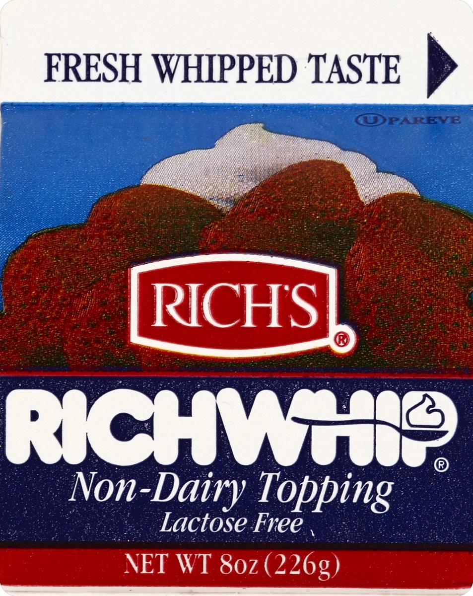 slide 4 of 4, Richwhip Non-Dairy Topping, 0.23 kg