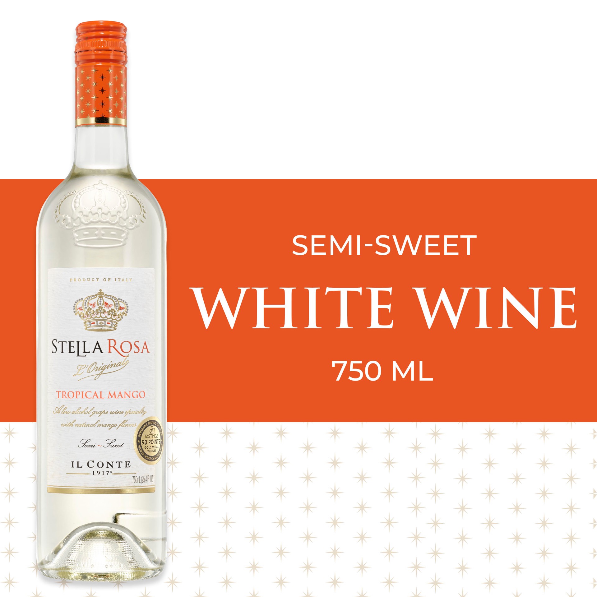 slide 4 of 9, Stella Rosa Tropical Mango Semi-Sweet White Wine 750 ml, 750 ml