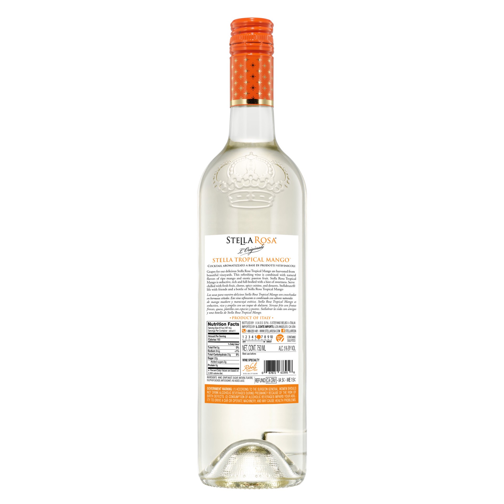 slide 3 of 9, Stella Rosa Tropical Mango Semi-Sweet White Wine 750 ml, 750 ml