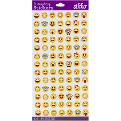 EK Success Sticko Themed Stickers Classic Smileys