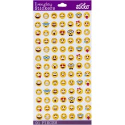 EK Success Sticko Themed Stickers Classic Smileys