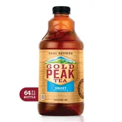 Gold Peak Sweetened Black Iced Tea Drink, 64 fl oz