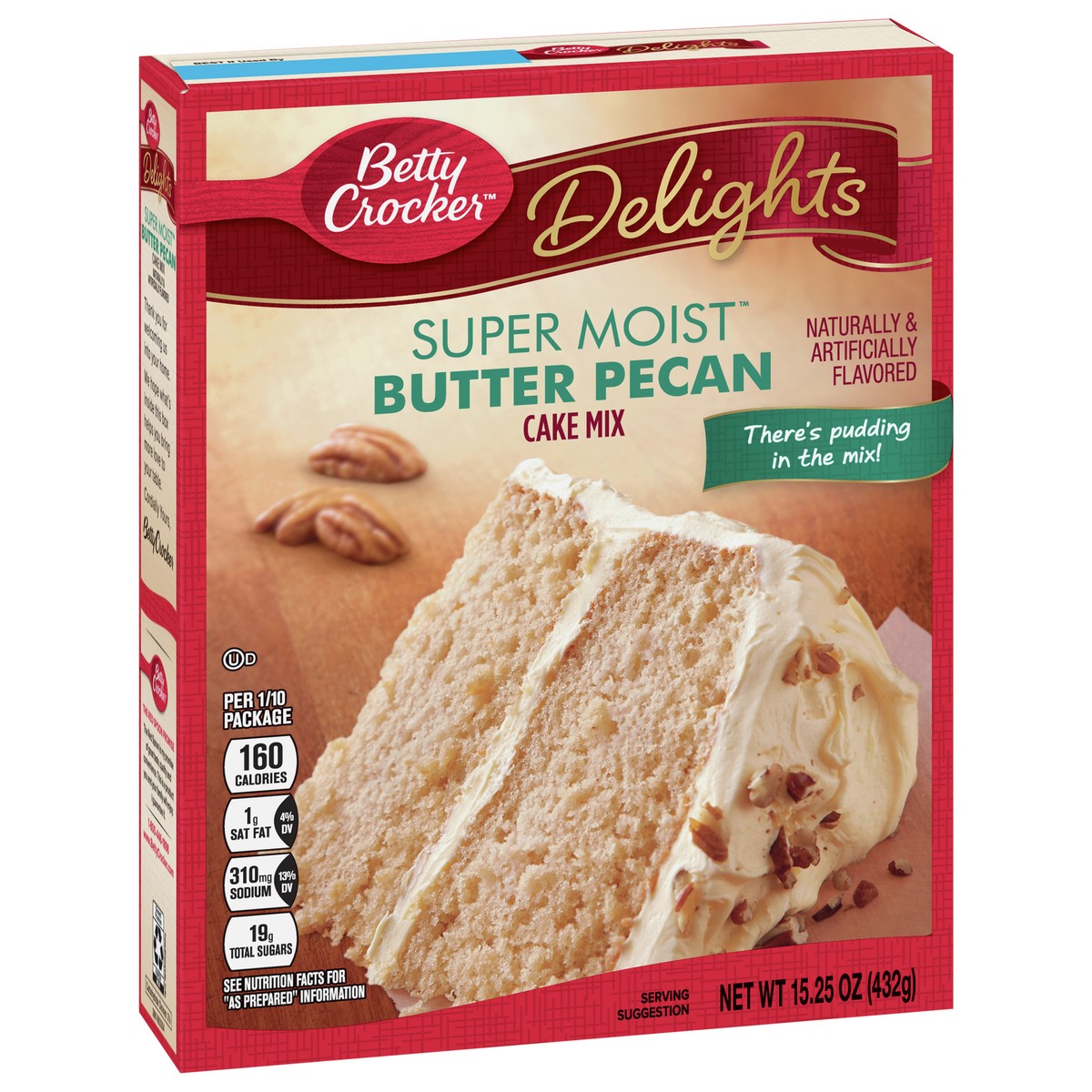 slide 2 of 8, Betty Crocker Butter Pecan Cake Mix, 15.25 oz