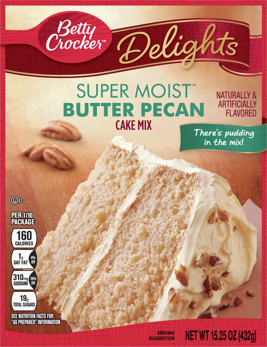 slide 5 of 8, Betty Crocker Butter Pecan Cake Mix, 15.25 oz