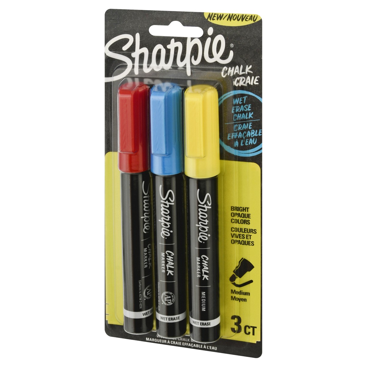 slide 3 of 9, Sharpie Assorted Chalk Markers Medium, 3 ct