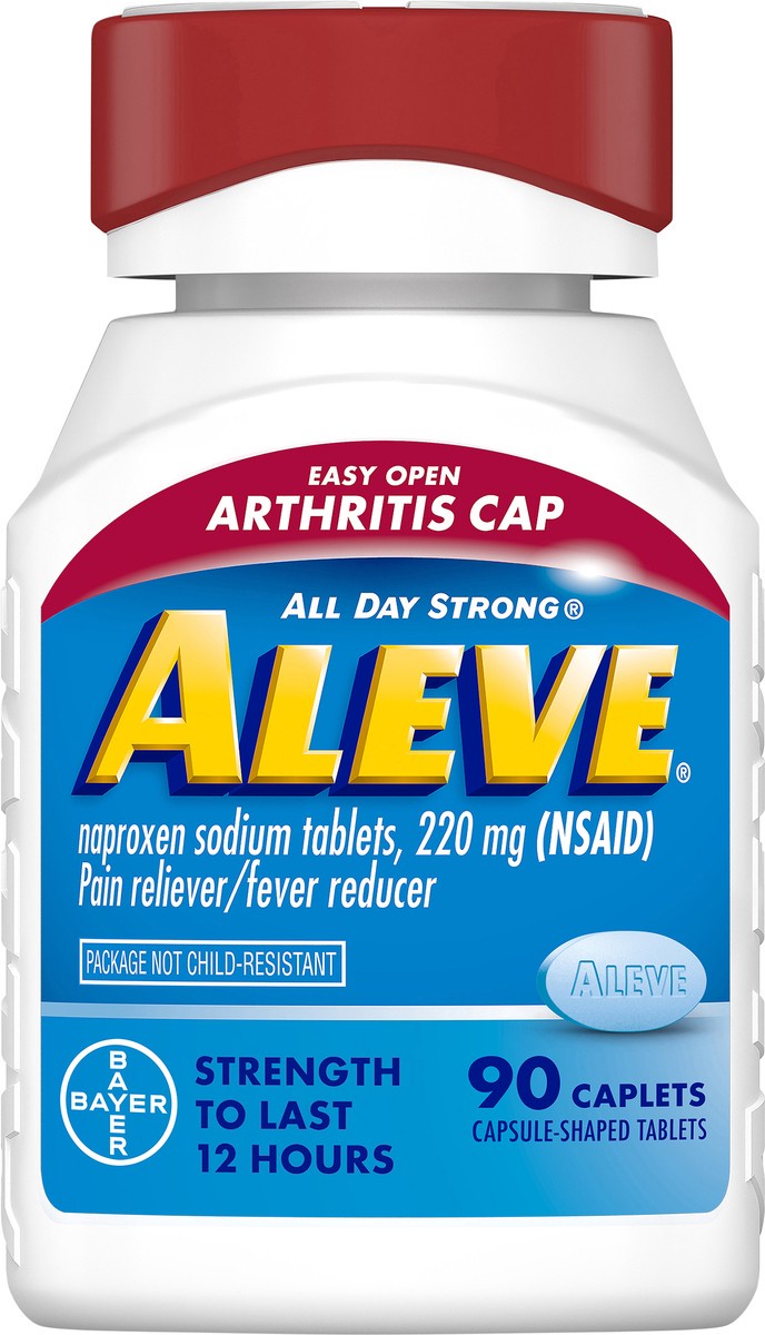 slide 2 of 11, Aleve Arthritis Cap Easy Open Caplets 90ct, 90 ct