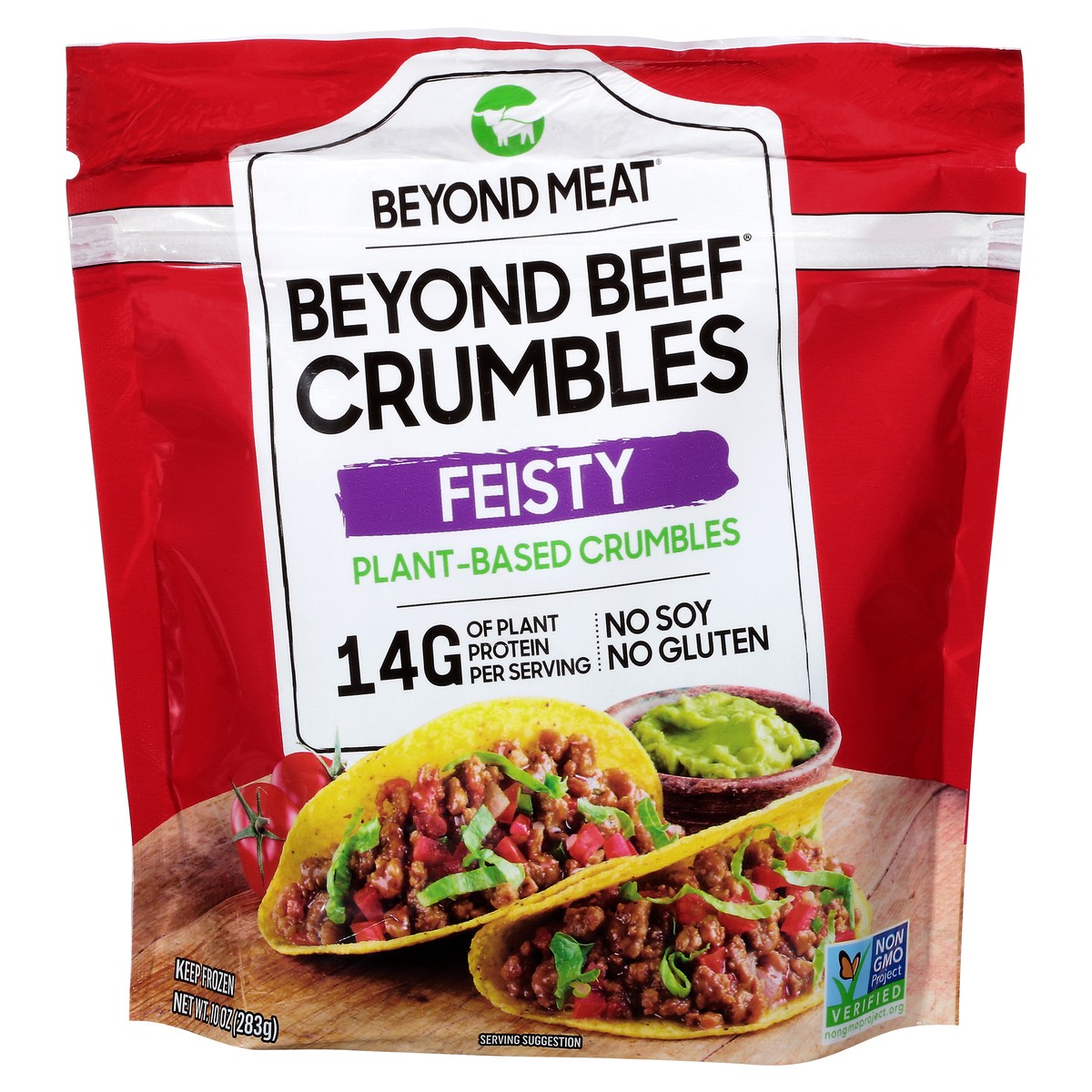 slide 1 of 13, Beyond Meat Crumbles, 10 oz