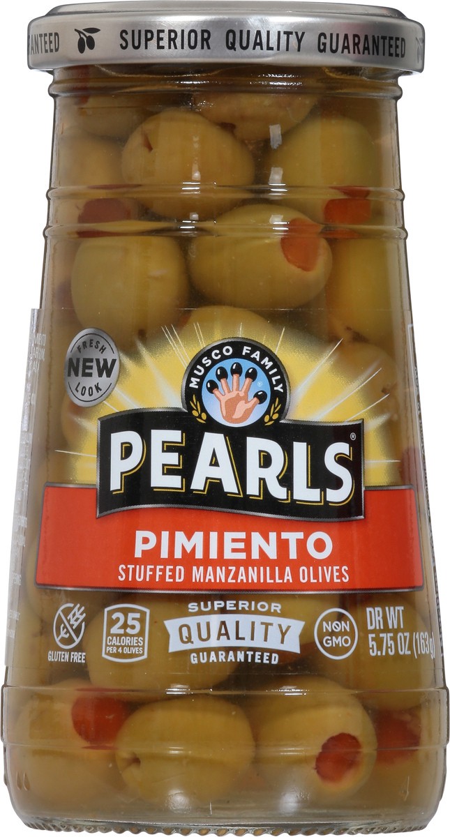slide 6 of 9, Pearls Pimiento Stuffed Manzanilla Olives 5.75 oz, 5.75 oz