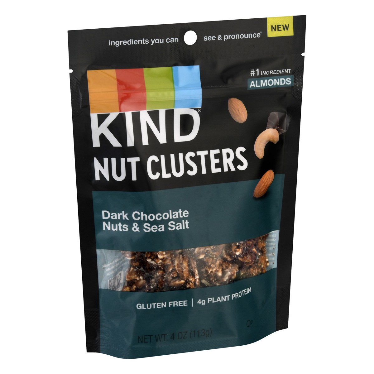 slide 7 of 13, KIND Nut Clusters Dark Chocolate Nuts & Sea Salt, 4 oz