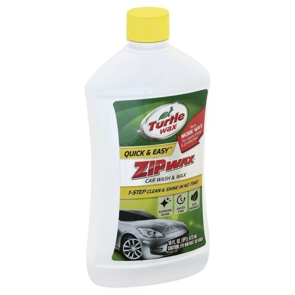 slide 1 of 1, Turtle Wax Car Wash & Wax, 16 oz