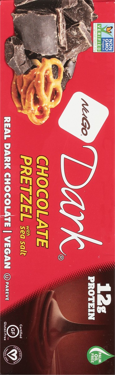 slide 11 of 11, Nugo Sea Salt Chocolate Pretzel Bar, 1.76 oz