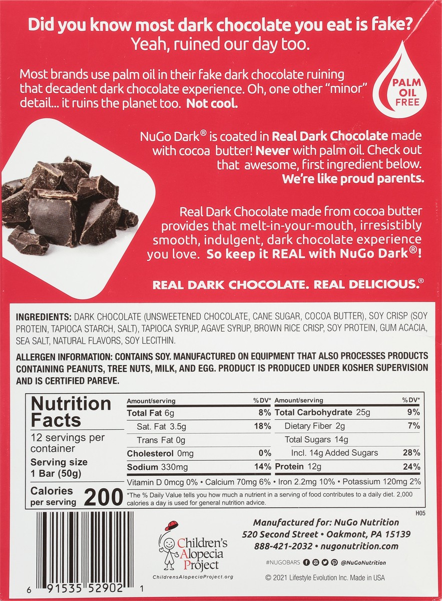 slide 3 of 11, Nugo Sea Salt Chocolate Pretzel Bar, 1.76 oz