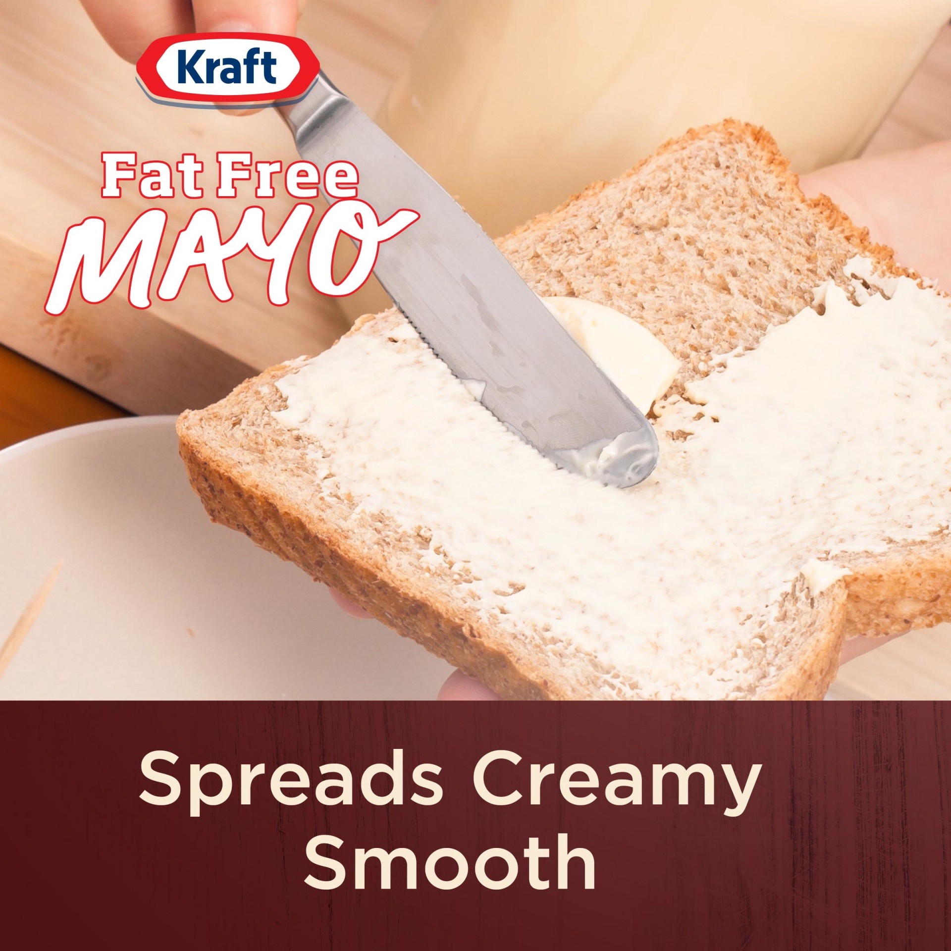 slide 8 of 13, Kraft Fat Free Mayo, 15 fl oz Jar, 15 fl oz