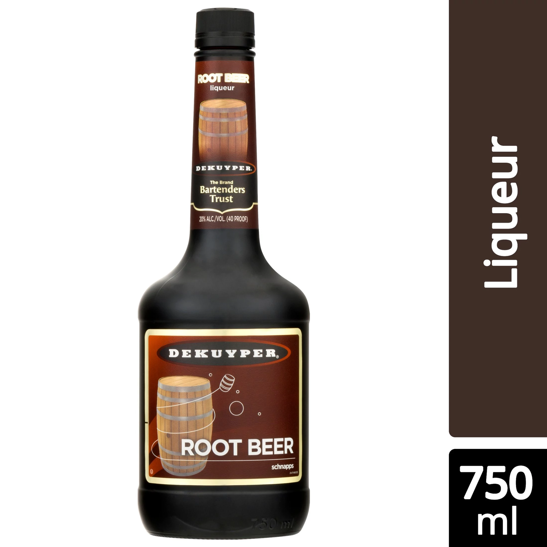 slide 1 of 1, DeKuyper Root Beer Schnapps Liqueur 750 ml, 750 ml