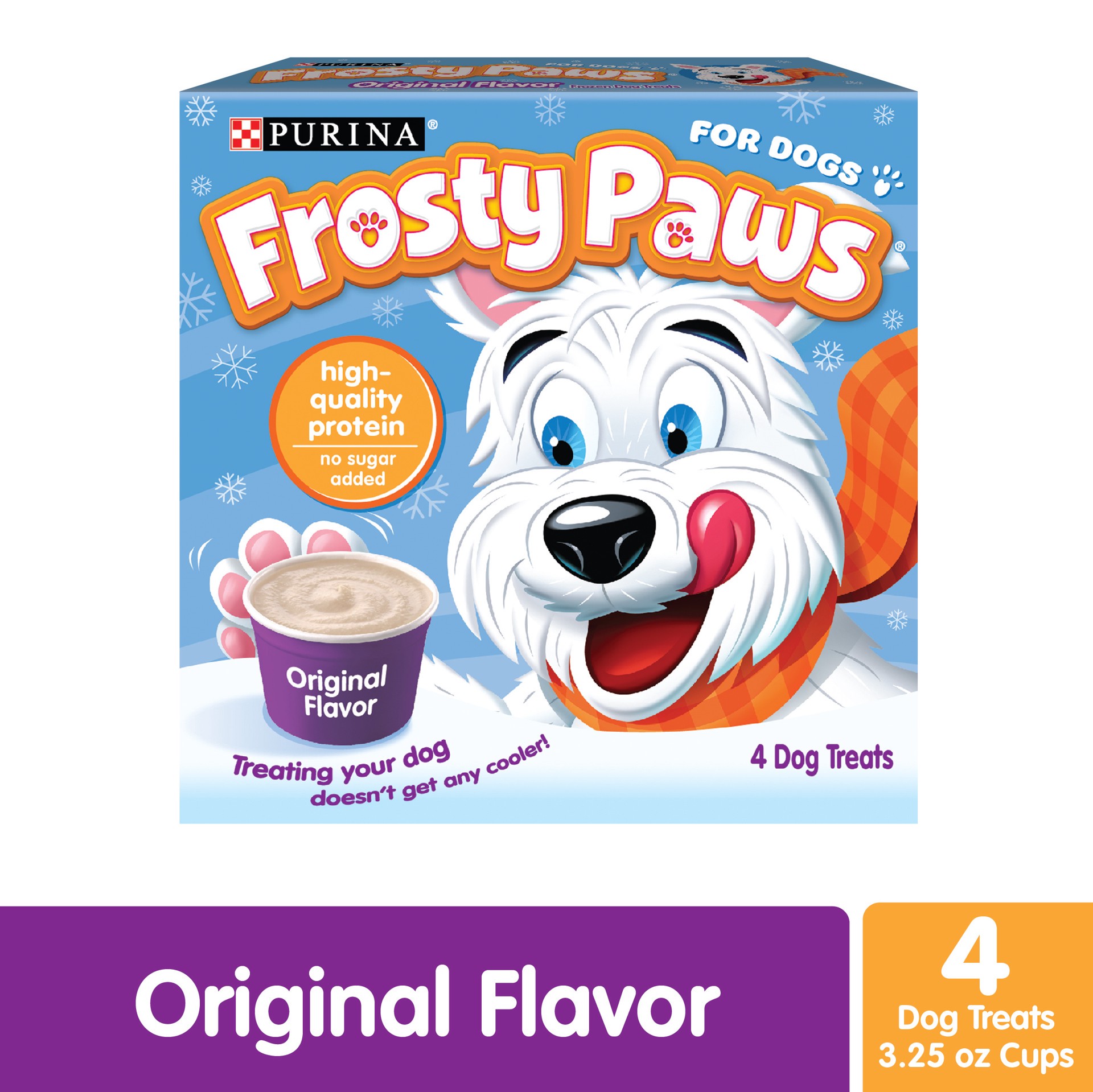 slide 3 of 5, Purina Frosty Paws Original Vanilla Flavor Frozen Dog Treats - 4 Count, 4 ct