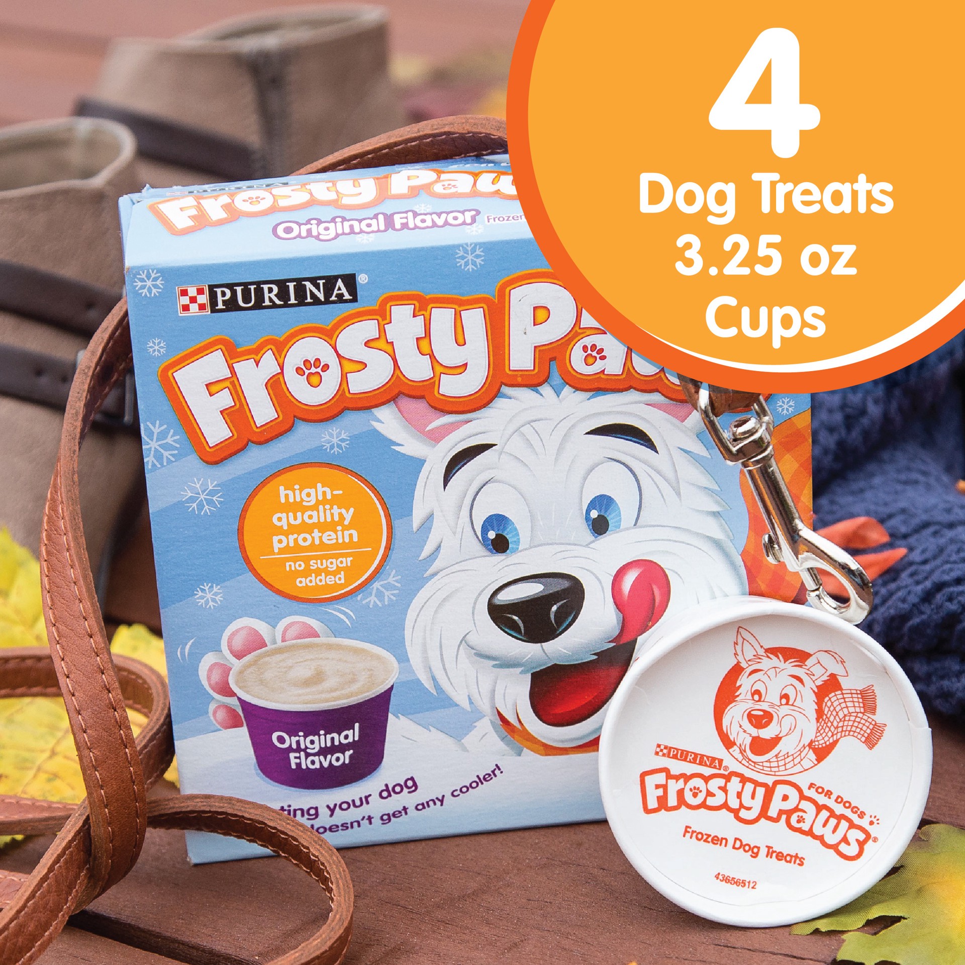 slide 2 of 5, Purina Frosty Paws Original Vanilla Flavor Frozen Dog Treats - 4 Count, 4 ct