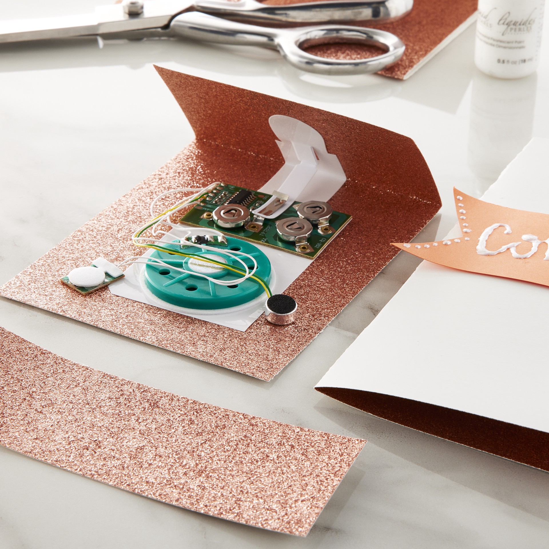 slide 5 of 6, Card Making Recordable Sound Kit By Recollections, 4.75 in x 2.25 in