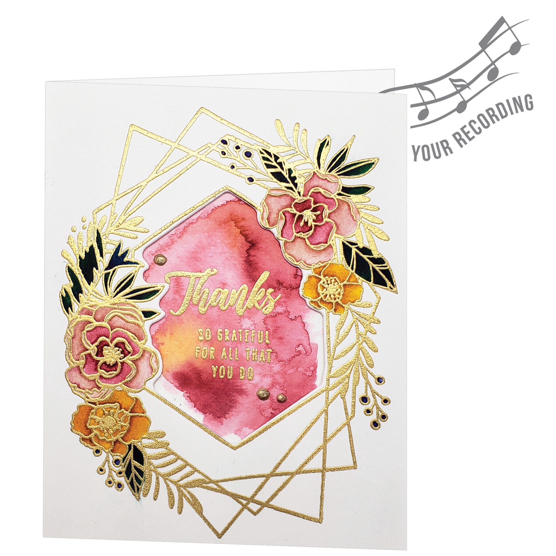 slide 4 of 6, Card Making Recordable Sound Kit By Recollections, 4.75 in x 2.25 in