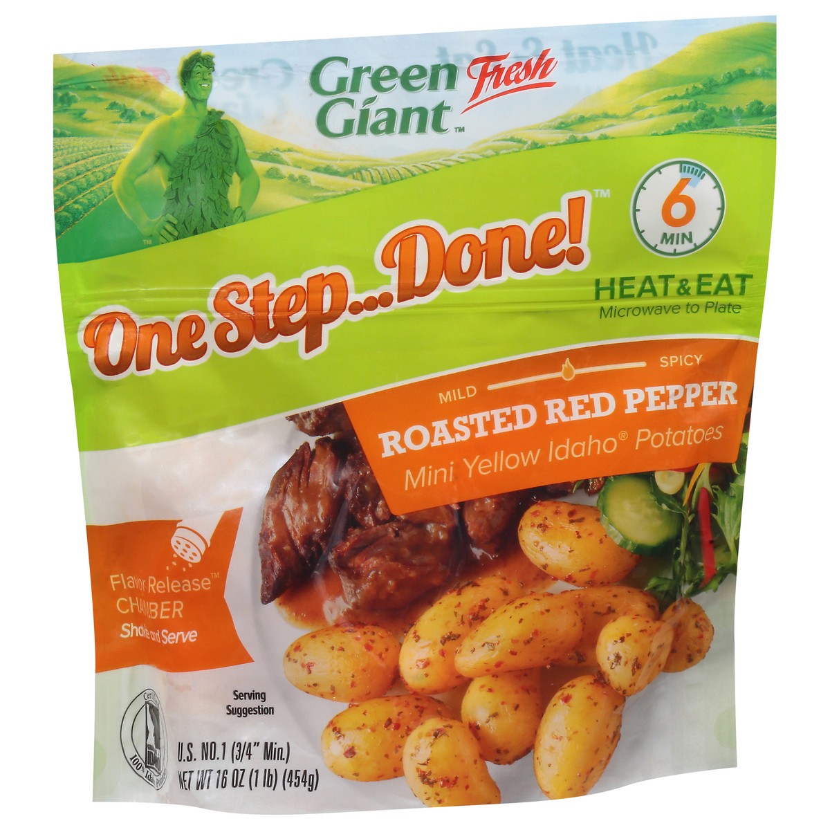 slide 8 of 14, Green Giant Os Roasted Red Pepper Po, 16 oz