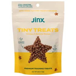 Jinx Training Tiny Treats Premium Chicken & Banana Recipe Bite-Sized Treats for Dogs - 4 oz