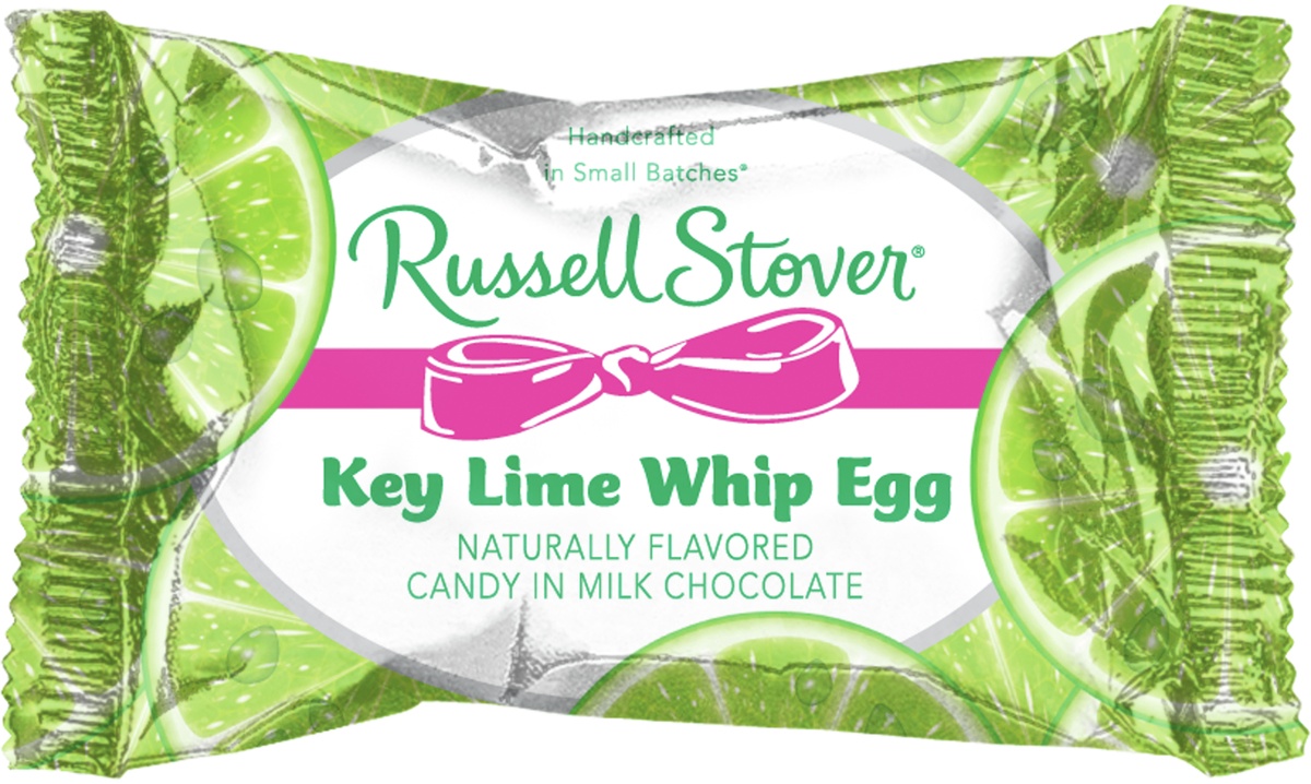 slide 1 of 1, Milk Chocolate Key Lime Whip Egg Singles Seasonal Candy, 1 oz