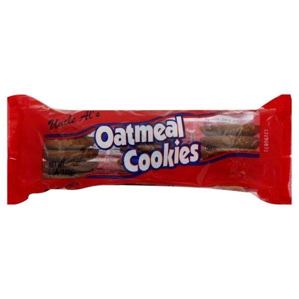 slide 1 of 1, Uncle Al's Al's Oatmeal Cookies, 5 oz