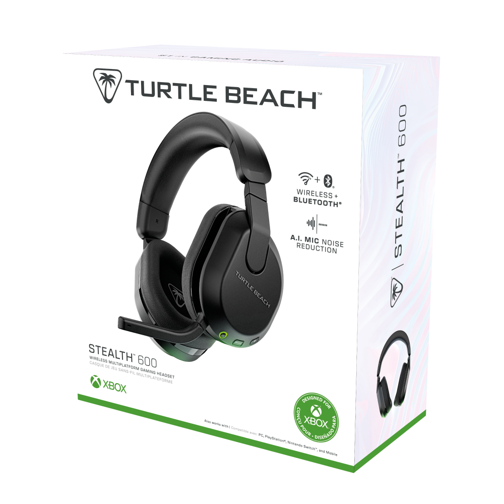 slide 2 of 2, Turtle Beach Stealth 600X Wireless Multiplatform Gaming Headset - Black, 1 ct