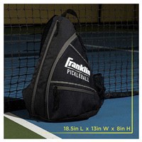 slide 3 of 17, Franklin Sports Pickleball Sling Bag-Gray, 1 ct