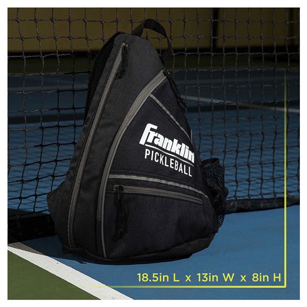 slide 12 of 17, Franklin Sports Pickleball Sling Bag-Gray, 1 ct