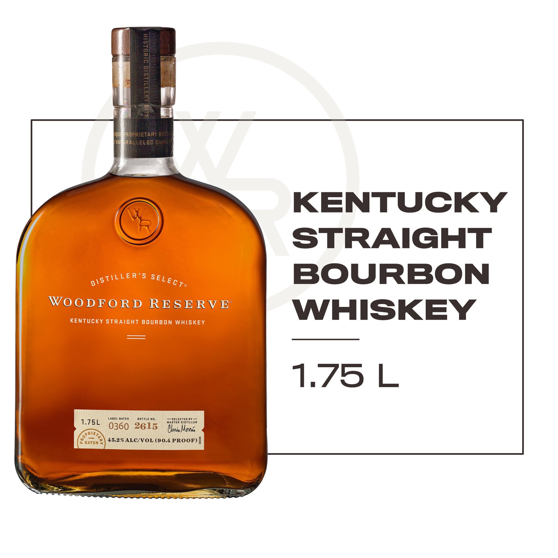 slide 4 of 9, Woodford Reserve Kentucky Straight Bourbon Whiskey 1.75L 90.4 Proof, 1750 ml