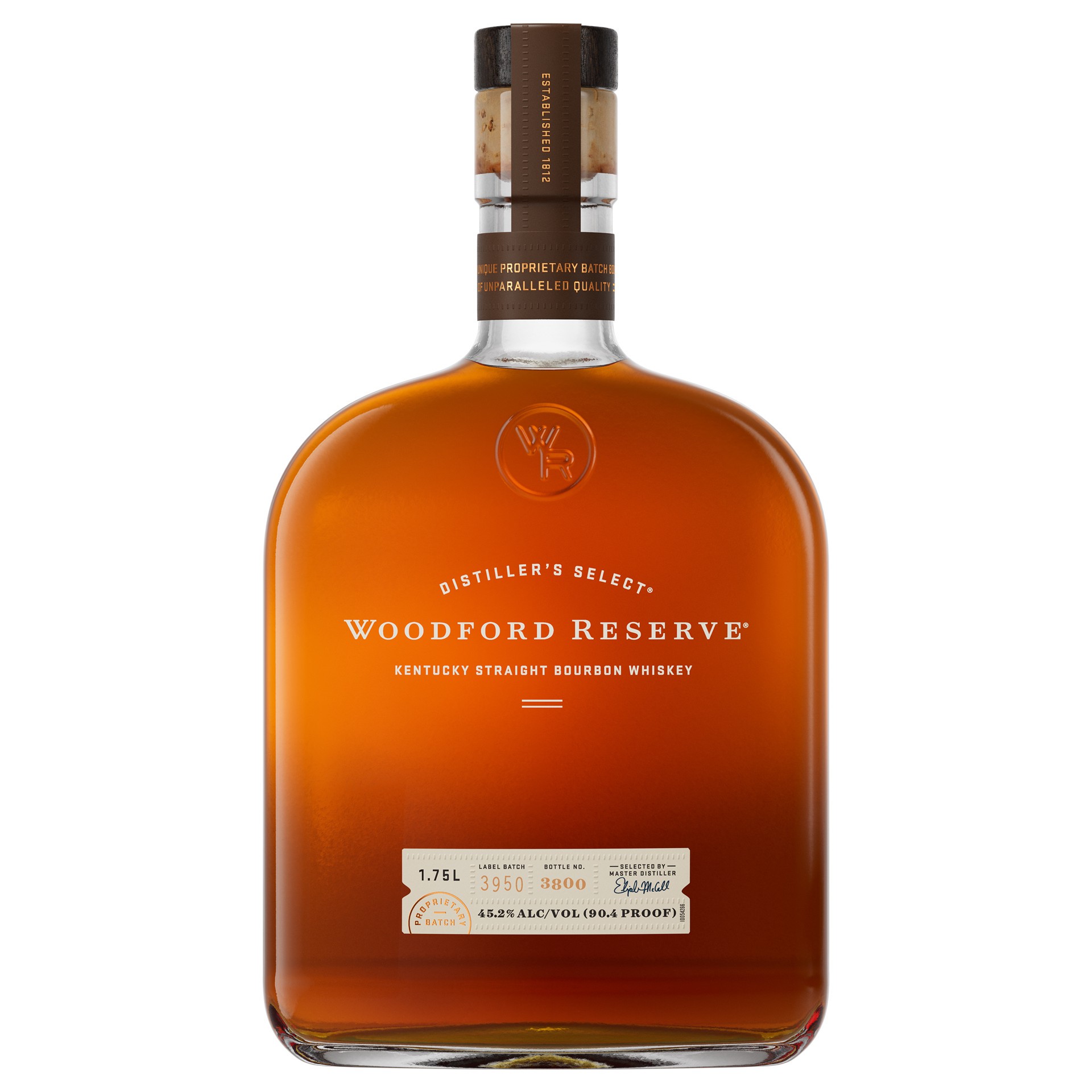 slide 1 of 9, Woodford Reserve Kentucky Straight Bourbon Whiskey 1.75L 90.4 Proof, 1.75 liter