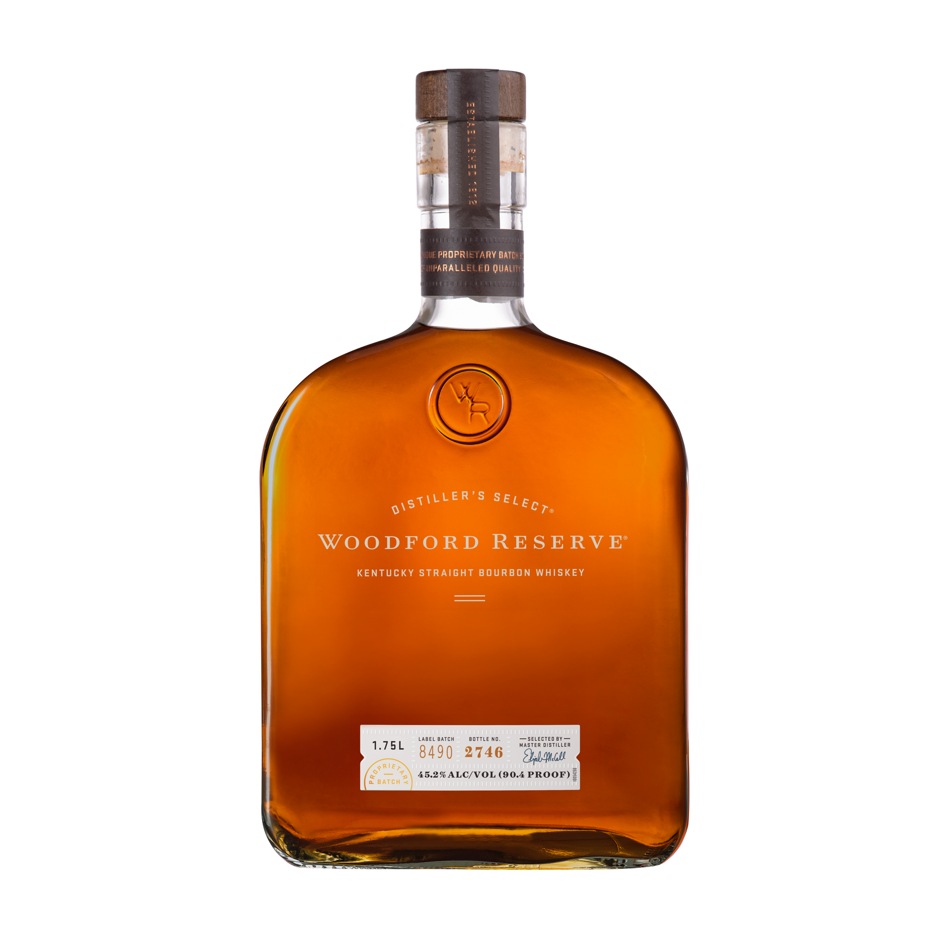 slide 1 of 9, Woodford Reserve Kentucky Straight Bourbon Whiskey 1.75L 90.4 Proof, 1750 ml