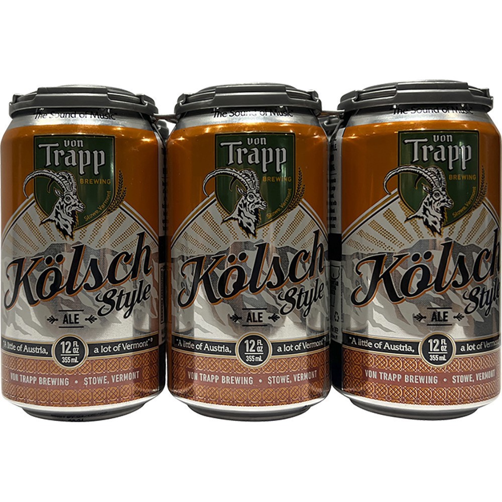 slide 1 of 1, Von Trapp Brewing Kolsch Style Ale Beer 6 - 12 fl oz Cans, 6 ct