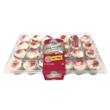 slide 1 of 1, two-bite Red Velvet Cupcakes, 24 ct