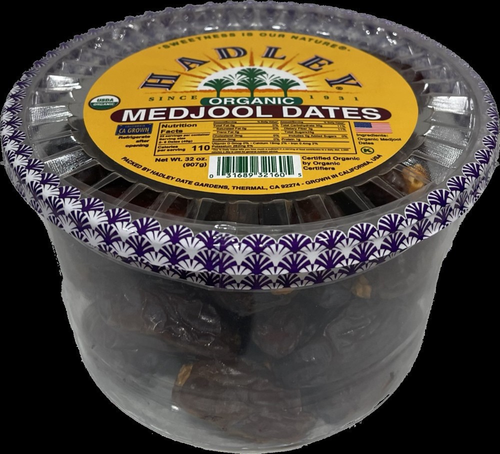 slide 1 of 1, Hadley Organic Medjool Dates, 32 oz