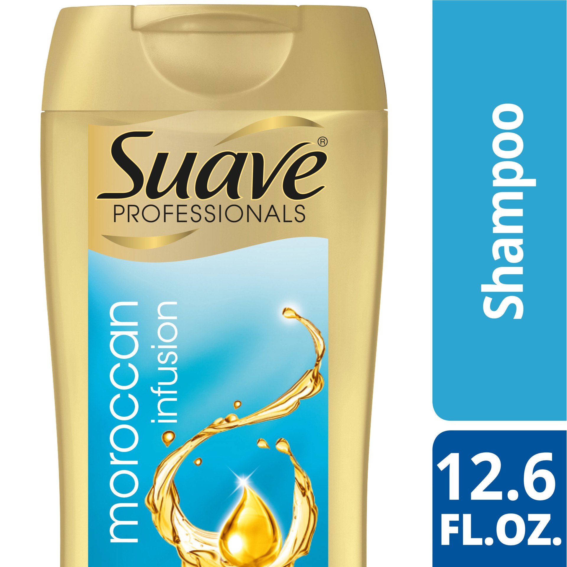 slide 1 of 4, Suave Professionals Shine Shampoo Moroccan Oil Infusion For dull hair Moisturizing Shampoo 12.6 oz, 12.6 fl oz