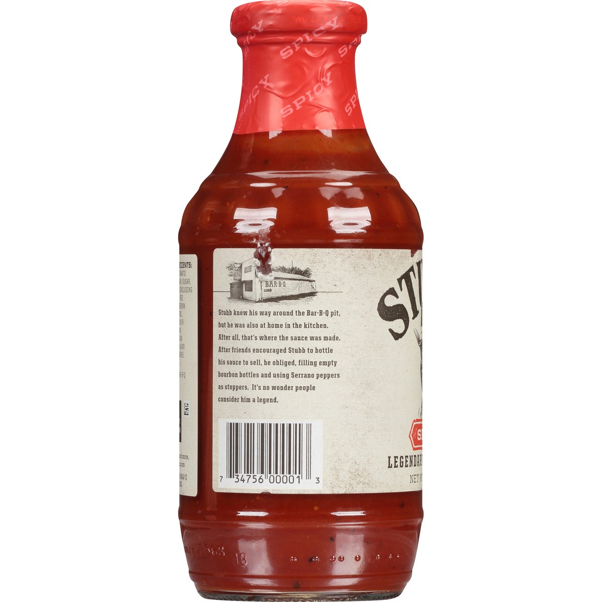 slide 2 of 7, Stubb's Spicy Barbecue Sauce, 18 oz, 18 oz